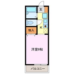 セジュール西春の物件間取画像